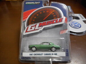 ★★1/64 グリーンライト シボレー カマロ SS 396 1967 Greenlight Chevrolet Camaro SS 369 GL Muscle★★