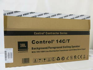 JBL　ジェービーエル　【Control 14C/T】　ホワイト　未使用品　天井埋込用　スピーカー　2個　②