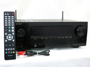 １円～　DENON　デノン　【AVR-X2700H】　7.2 ch AVサラウンドレシーバー　2020年製　中古　簡易動作確認済　リモコンあり　