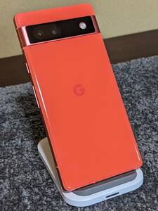 ♪♪Googleストア版♪Google Pixel 7a♪G82U8 128GB Coral コーラル 国内版SIMフリー♪オレンジ♪♪