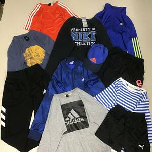 子供服 男の子 キッズ11点まとめ売り A527 NIKE adidas puma BEAMSBOY ナイキ アディダス スポーツ 1218(120) 