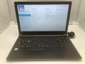 ジャンク!TOSHIBA B65/J○Core i7 7500U 2.7G 8G 256G