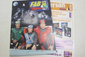 Gerry Anderson/Fanderson FAB#78 Magazine/洋書　ジェリーアンダーソンマガジンFAB
