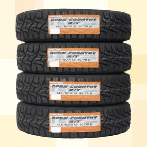 LT145/80R12 80/78N TOYO トーヨー OPEN COUNTRY R/T 23年製 正規品 145R12 6PR 相当 送料無料 4本税込 \24,800 より 1