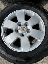 トヨタ NOAH VOXY純正アルミ TOYO TRANPATH mpZトランパス ノーマルタイヤ 4本セット 2019年製 195/65R15 4本セット 114.3 5H_画像2