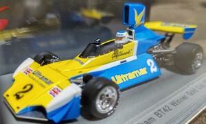 スパークモデル 1/43 ブラバム・BT42・フォード 1976 GOLD CUP優勝 ガイ.エドワーズ spark Guy.Edwards 1976 Brabham・Ford