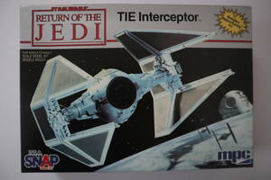 mpc STAR WARS RETURN OF THE JEDI スターウォーズ ジェダイの復讐 TIE Interceptor タイ インターセプター 未組立品 プラモデル 現状品