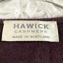 【HAWICK】軽くて◎暖かい ユナイテッドアローズ 別注 カシミヤ100% ニット セーター トップス ホウィック スコットランド製 UNITED ARROWS_画像6