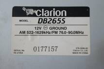 動作OK DB2655 クラリオン オーディオ 1DIN CD FM AM ヘッドユニット PA-2795A 286-0006-00 clarion @4537s_画像8