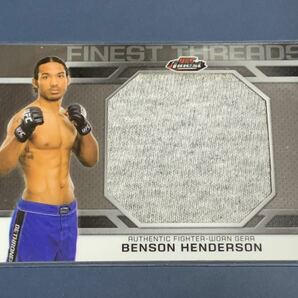 ベンソン・ヘンダーソン ジャンボ格闘着カード TOPPS UFC FINEST 2013の画像1