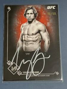 50枚限定 ユライヤ・フェイバー 直筆サインカード TOPPS UFC Museum Collection 2017