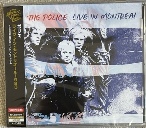 新品【国内CD】ポリス ライヴ・イン・モントリオール1983 POLICE Live In Montreal IACD10667