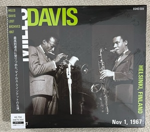新品【国内CD】MILES DAVIS マイルス・デイビス Helsinki, Finland Nov 1, 1967 EGHO9