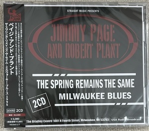 新品【国内2CD】ペイジ＆プラント PAGE & PLANT The Spring Remains The Same Live at Milwaukee and Auburn Hills 1995 VSCD4512