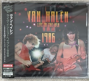 新品【国内2CD】VAN HALEN ヴァン・ヘイレン LIVE IN THE USA 1986 IACD10540