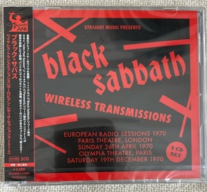 新品【国内2CD】BLACK SABBATH ブラック・サバス WIRELESS TRANSMISSIONS (EUROPEAN RADIO SESSIONS 1970) VSCD4163