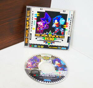 ▼送料180円(R512-B70)MD/メガドライブ メガCD ソニック・ザ・ヘッジホッグ SONIC THE HEDGEHOG CD セガ SEGA 取説 帯付