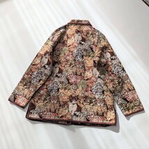 ヴィンテージ　ゴブラン織り　ジャケット　猫　アニマル_画像6