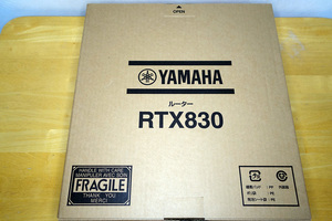 新品未開封！YAMAHA　ヤマハ　RTX830　ブロードバンドルータ