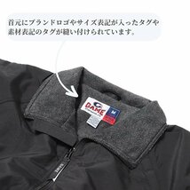 【サイズXL】 Game Sportswear ゲームスポーツウェア ナイロンジャケット フリースライニング ブラック The Three Seasons Jacket 無地_画像3