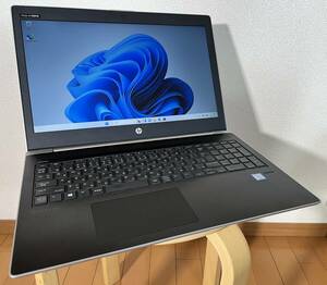 2310-3【送料無料】HP ProBook 450 G5 第7世代CPU i5-7200U Webカメラ搭載 SSD128GB Win11Pro導入済 中古品 動作確認済 A400