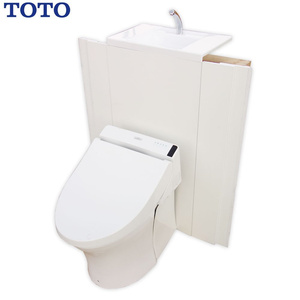 展示品 TOTO トイレ ウォシュレット 便器 タンク欠品 洋式 壁排水 電気便座 手洗いあり 2019年 CS211BDPR TCF6542