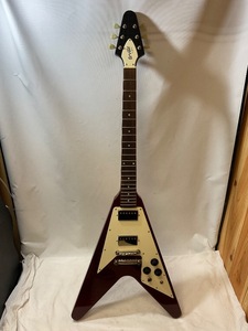 u53419　中古　Orville by Gibson 　Flying V　ネック折修理あり　ジャンク品