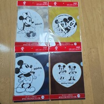 非売品 キリン 午後の紅茶 ディズニーデザイン オリジナルクリアファイル 全4種 2セット コンプリート ミッキー ミニー _画像2