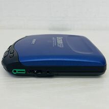 SONY ソニー D-235 Compact Disc Compact Player ポータブル CD プレーヤー Discman ESP ディスクマン ESP ブルー 青 ケース付き AT_画像5