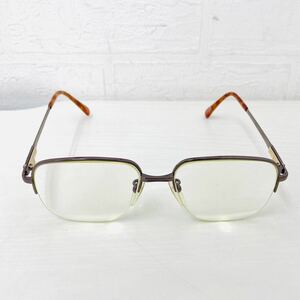 21 Aquascutum アクアスキュータム メンズメガネ メガネ 眼鏡 めがね メガネフレーム ハーフリム ナイロール 52□16-136 1637 度入り NK