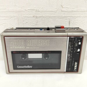 ★通電確認済★ AIWA CassetteBoy HS-J2 カセットボーイ アイワ ラジオカセットレコーダー オートリバース ラジオ カセット レコーダー SC