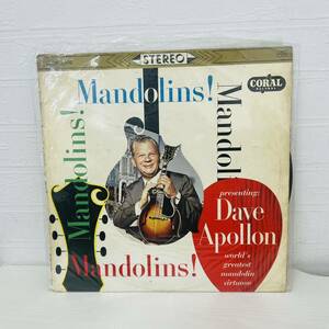 LP レコード Mandolins Dave Apollon デイブ・アポロン CORAL RECORDS コーラルレコード ヘンリー・ジェローム楽団 IH