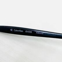 19 Calvin Klein カルバンクライン CK サングラス カラーレンズ オーバル フルリム 68C 6406 48□20 黒 BLACK 度なし メガネ 眼鏡 NK_画像6