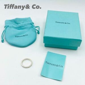 Tiffany& Co. ティファニー &コー TIFFANY シルバー リング 指輪 アクセサリー 16号 925 727 Fifth Avenue New York 1002 NK