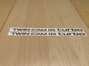 MR2 twincam16 turbo ステッカー SW20 トヨタ デカール サイド 外装 twin cam 16