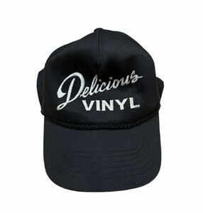 Delicious VINYL Snap Back Cap Black デリシャスヴァイナル スナップバック キャップ ブラック MADE IN USA アメリカ製 オフィシャルタグ