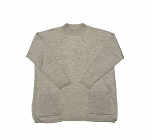 ポケット付きモックネックニット 古着屋購入 無地系 Pocket Mockneck Knit サイドスリット Side Slit アメリカ古着 US古着