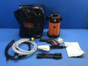 【 BLACK+DECKER 】高圧洗浄機 2014年製【 PW1200 】掃除用品 カーメンテ 高圧スチーム 120