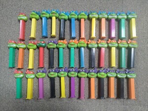 PEZ ペッツ　タートルズ　セット３７本　ビンテージ検索オールドPEZ　OLD PEZ