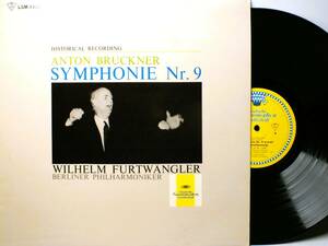 LP LGM 1133 ウィルヘルム・フルトヴェングラー　ブルックナー　交響曲　第９番　ベルリン・フィルハーモニー 【8商品以上同梱で送料無料】