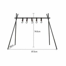 ハンキングラック キャンプ三角シェルフ　ハンガーラック　トッププレート 2点セット　アルミ合金製　折り畳み キャンプシェルフ 置台_画像10