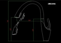 キッチン 蛇口 360°回転 伸縮ノズル シングルレバー 混合水栓 洗面用 アンティーク 亜鉛合金+銅の芯 混合水栓 蛇口 ☆カラー/3色選択/1点_画像5