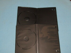 DVDスリムトールケース　1枚組（25枚）と2枚組（25枚）のセット