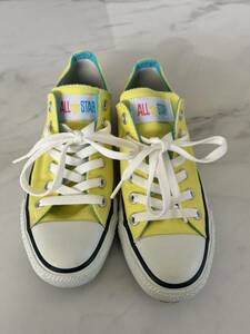 CONVERSE コンバース オールスター スニーカー ローカット　イエロー　23.5cm