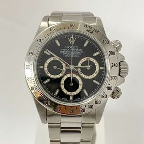 極美品 ROLEX ロレックス 16520 デイトナ SS ブラック文字盤 自動巻 腕時計 エルプリメロ メンズ 箱 T番の画像1