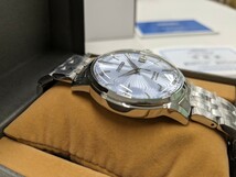 ★SEIKO セイコー SARY161 プレサージュ　メカニカル★カクテル　アイスブルー★シースルーバック ★自動巻　手巻つき　メンズ ★_画像4