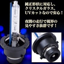 ★送料無料 新品 高品質 HID D2Cバルブ D2S D2R 12 24v 兼用 6000 K ディスチャージ ヘッドライト 車 バイク カスタム パーツ ホワイト 白_画像2