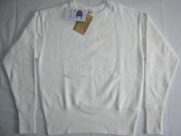 ★新品 40's 復刻 champion ROCHESTER COLLECTION チャンピオン ロチェスターコレクション スウェット L 白 ランナーズタグ 両V 日本製★