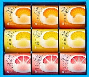 柑橘フルーツの水大福餅 9個