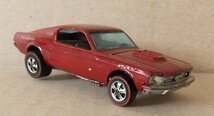 【希少】オリジナル・レッドライン　1967　カスタム・マスタング　Custom Mustang 香港製_画像3